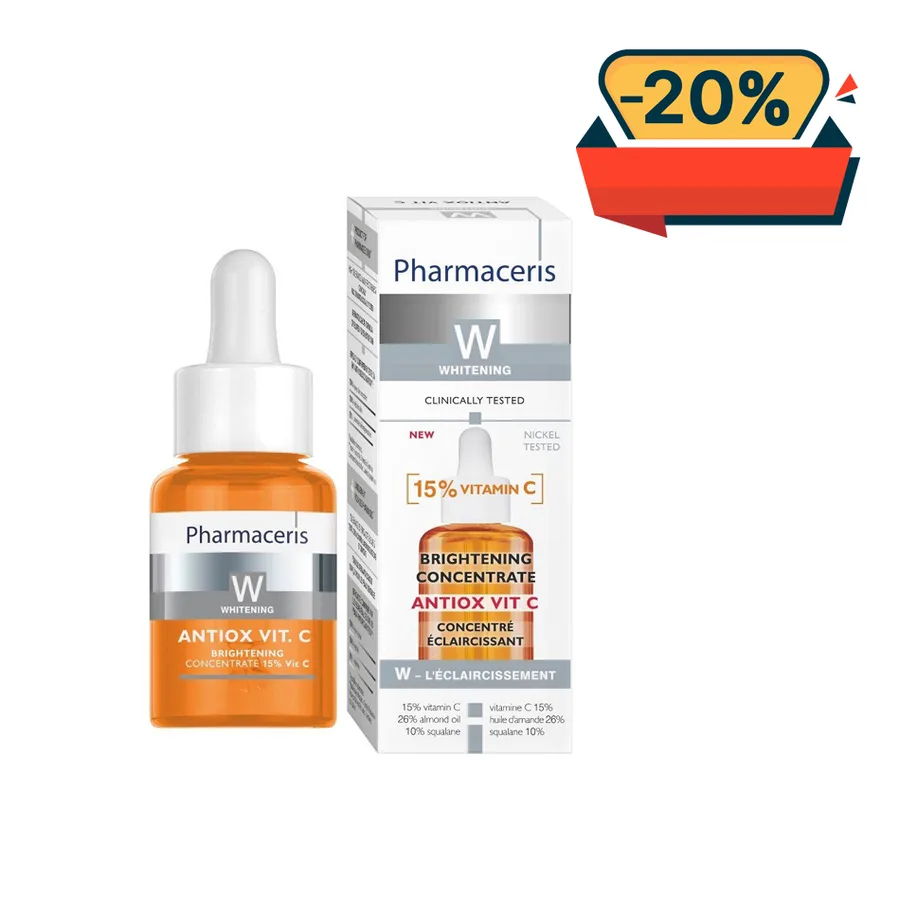 Pharmaceris W Antiox Serum Vitamine C 15% Concentre Eclaircissant - 30ml