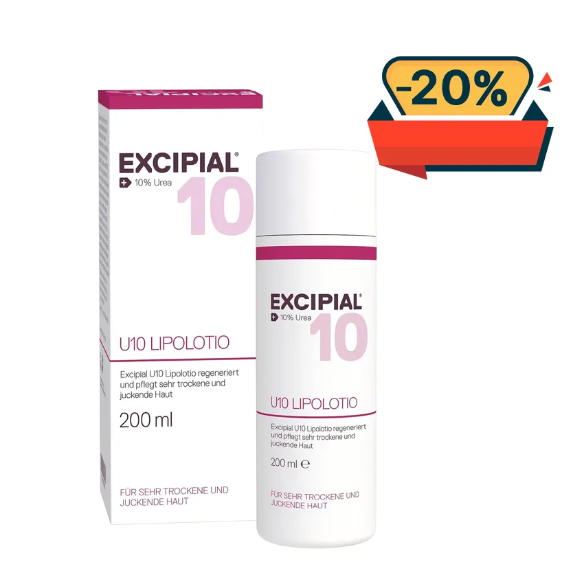 Excipial U10 Lipolotion 10% Urée - Lotion Corporelle Hydratante - 200ml
