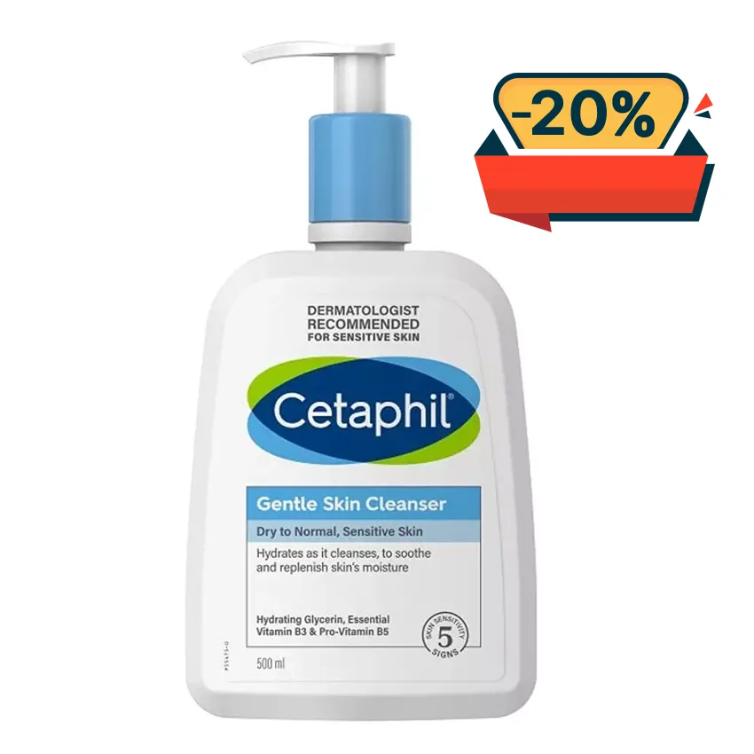 Cetaphil Lotion Nettoyante - Peaux Normales à Seches Sensibles - 500ml