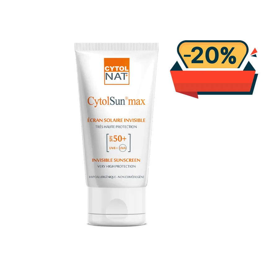 Cytolnat Cytolsun Max Ecran Solaire Invisible Spf50+ 50ml