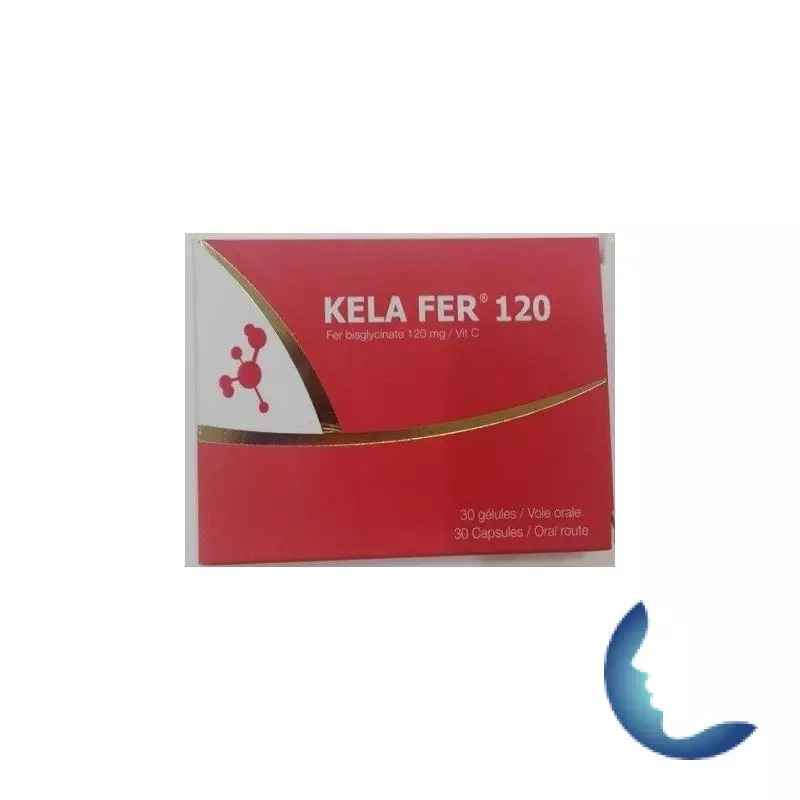 Kela Fer 120 Mg, 30 Capsules