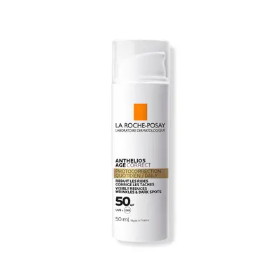 La Roche-posay Anthelios Age Correct - Soin Solaire Anti-rides Anti-taches - Ecran Spf50 50ml