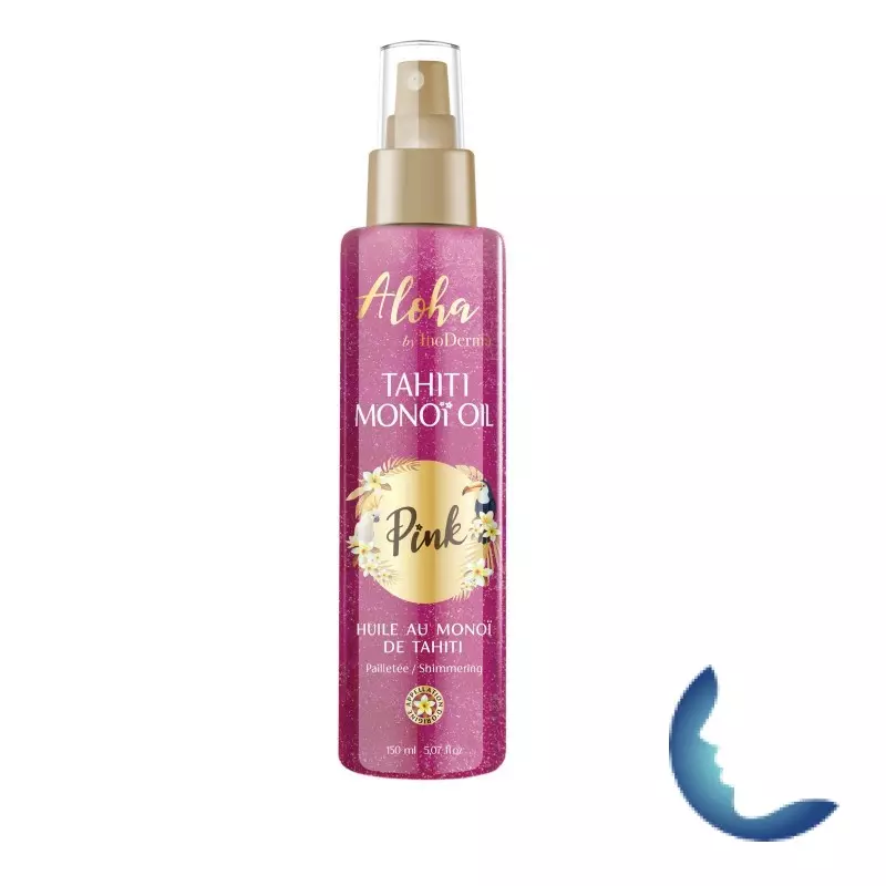 Inoderma Aloha Huile Au MonoÏ De Tahiti Pailletee Pink Spray 150ml
