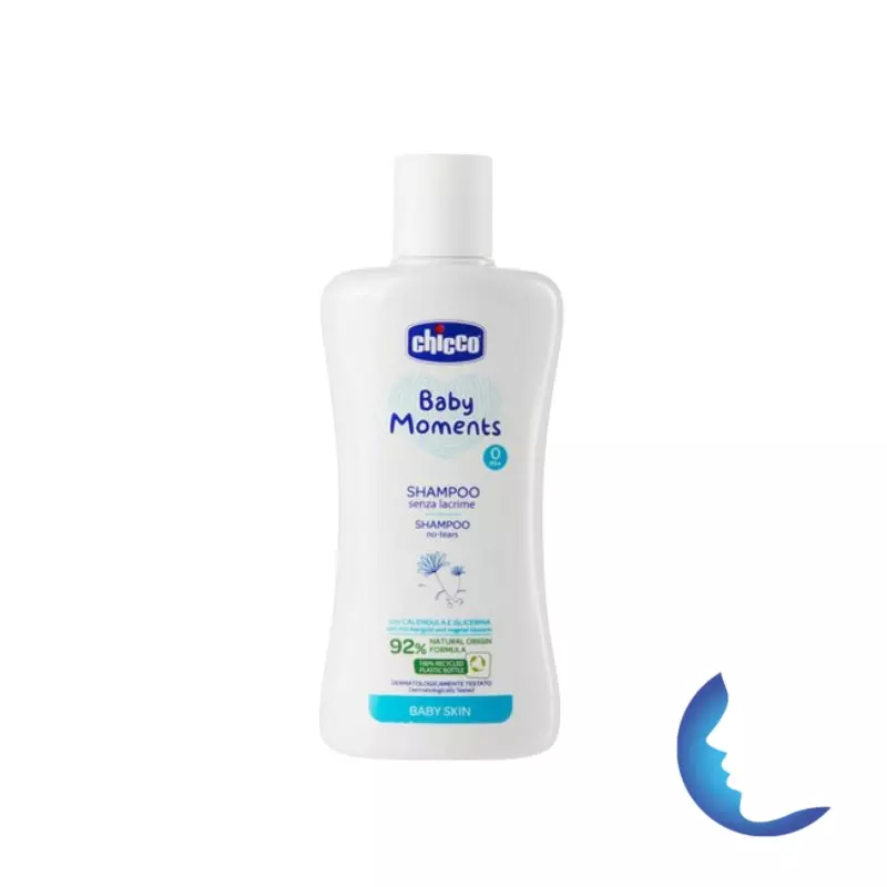 Chicco Shampoing Chev & Corps Baby Moments, 200 Ml
