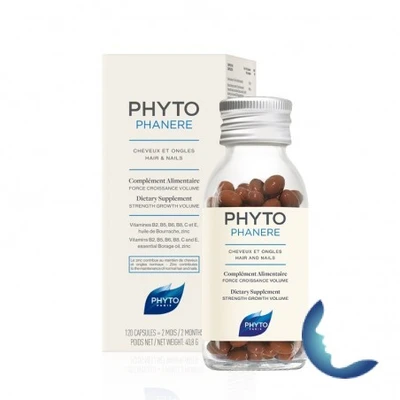Phyto Phytophanère Cheveux Et Ongles, 120 Capsules