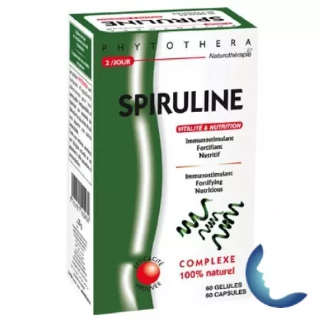 Phytothera Spiruline, 60 Gélules