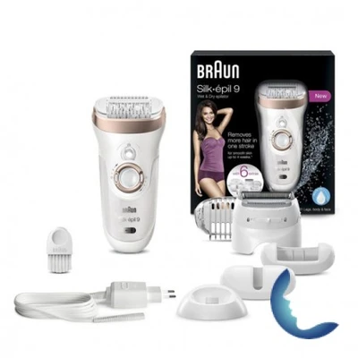 Braun Se9-561 Wd Silk épil 9, Recharg,tête Rasoir,6 Accessoires