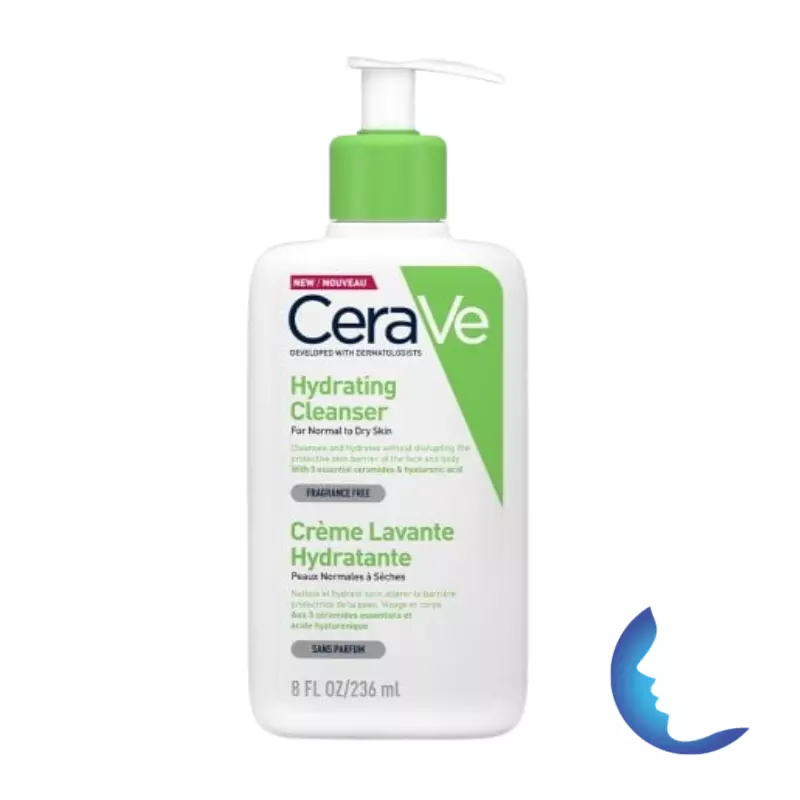 Cerave Crème Lavante Hydratante Peaux Normales à Sèches, 236ml