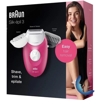 Braun Silk Epil 3 20 Pinces Rasoire Et Tondeuse 2 Extras