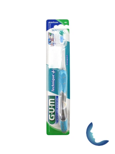 Gum Brosse à Dents Technique Compact Medium (493)