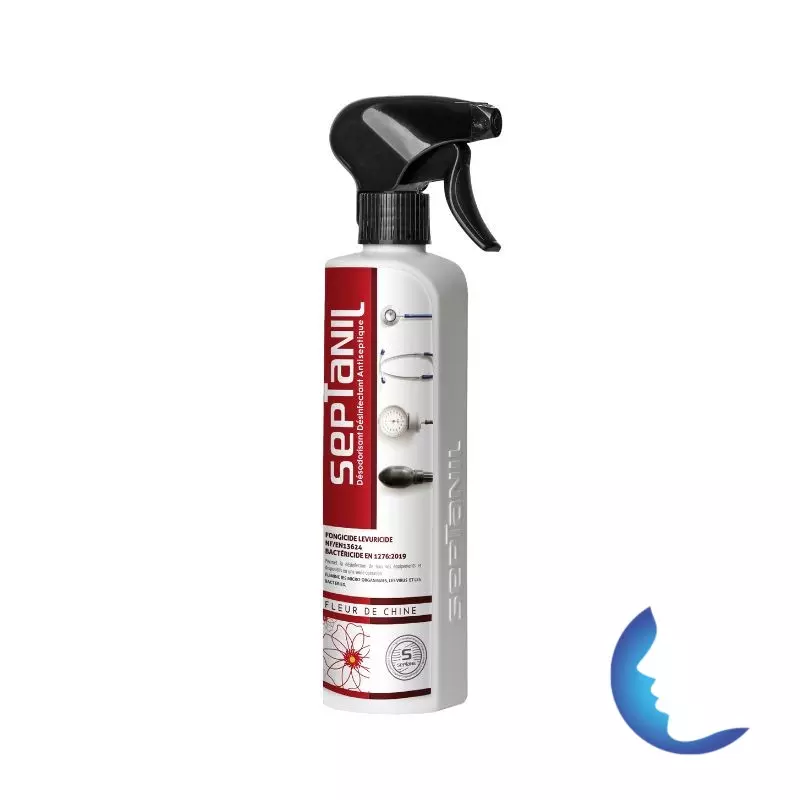 Septanil Désodorisant Désinfectant Antiseptique Fleur De Chine, 500ml