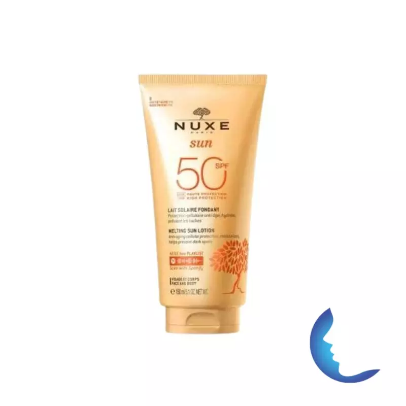 Nuxe Sun Lait Visage Et Corps Spf 50, 150ml