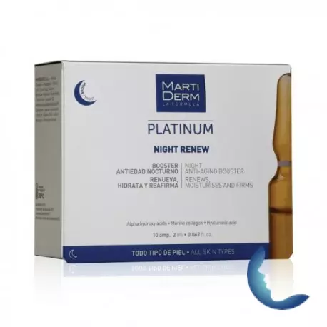 Martiderm Platinum Night Renew 10 Ampoules