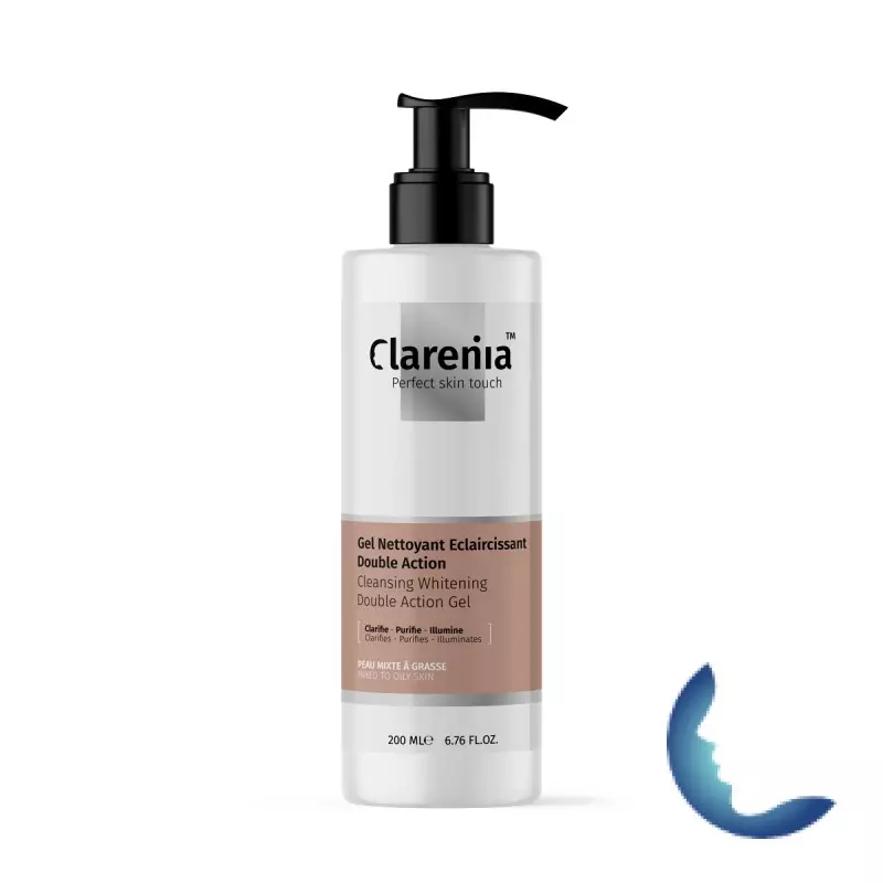 Clarenia Gel Nettoyant Eclaircissant Double Action Pmg, 200ml
