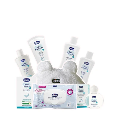 Chicco Baby Moments Ensemble Complet 7 Produits + Trousse Offerte
