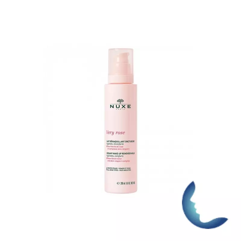 Nuxe Very Rose Lait Demaquillant 200ml