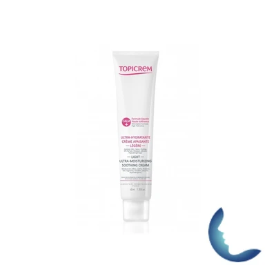 Topicrem Calm+ Ultra-hydratante Creme Apaisante Calmante Legere 40 Ml