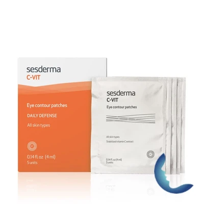 Sesderma C-vit Patchs Contour Des Yeux, 4ml X 5