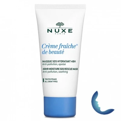 Nuxe Masque Hydratant Crème Fraîche De Beauté Masque Sos Hydratant 48h, 50 Ml