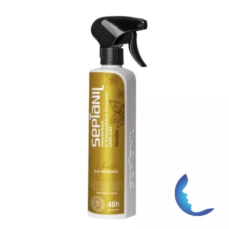 Septanil Désodorisant D’atmosphère Puissant Vanille, 500ml