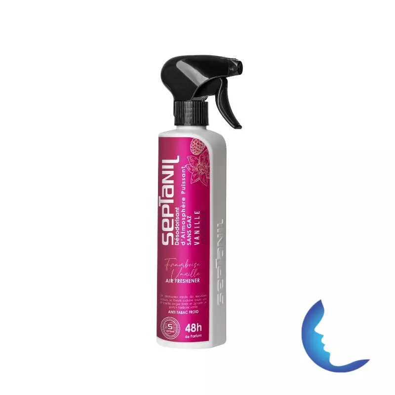 Septanil Désodorisant D’atmosphère Puissant Framboise Vanille, 500ml
