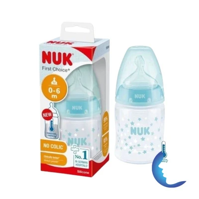 Nuk Biberon First Choice+ 0-6 Mois En Silicone, 150ml
