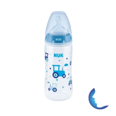 Nuk First Choice Biberon 0-6 Mois Silicone, 300ml