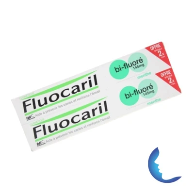 Fluocaril Bi-fluoré 145mg Menthe Lot De Deux 75*2