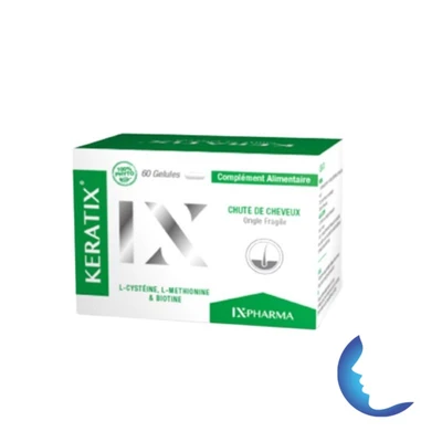 Keratix Compliment Alimentaire Antichute Cheveux Ongles, 60gélules