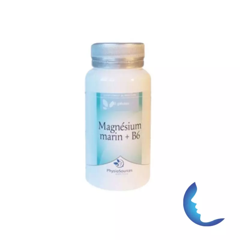 Physiosource Magnésium Marin+b6, 60 Gélules
