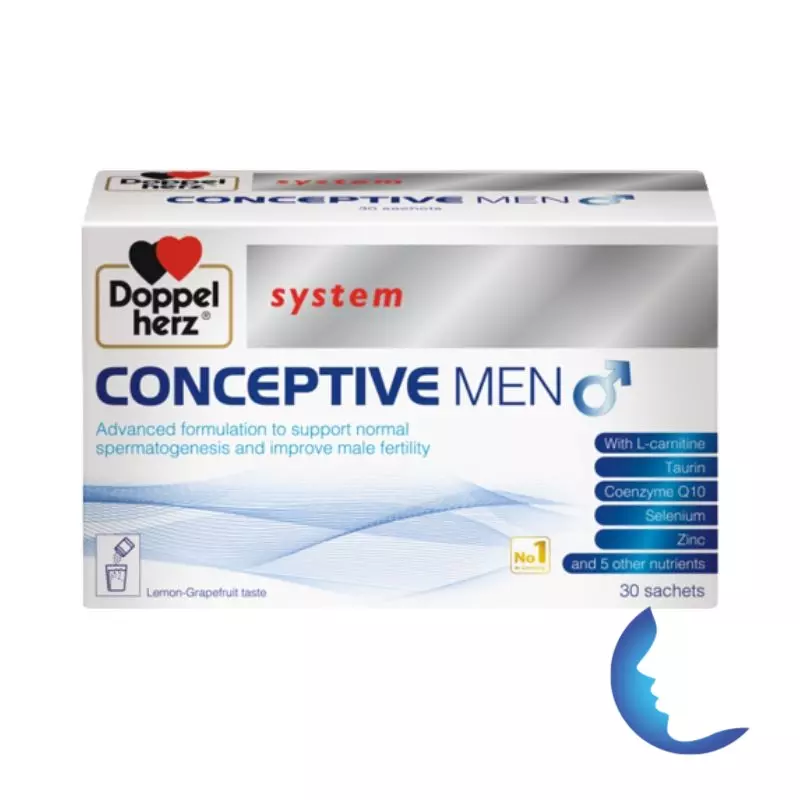 Doppel Herz Conceptive Men, 30 Sachets