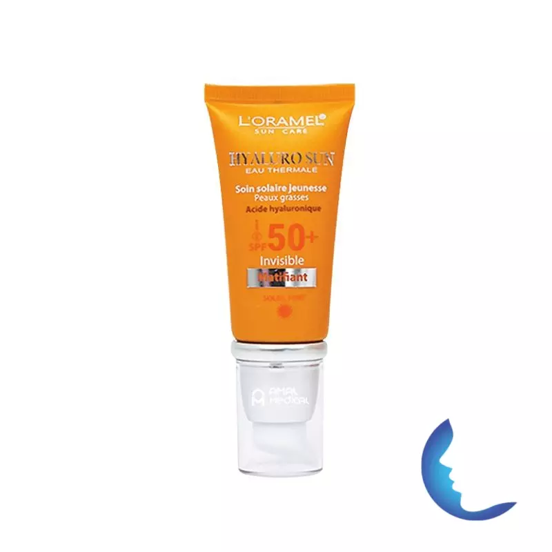 L&rsquo;oramel Hyaluron Sun Care Invisible Matifiant Spf50+, 40ml