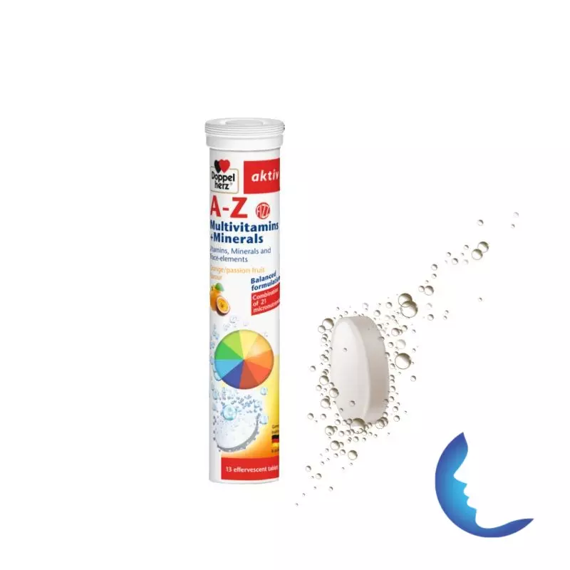 Akti A-z Multivitaminés Comprimés Effervescent Boite De 15