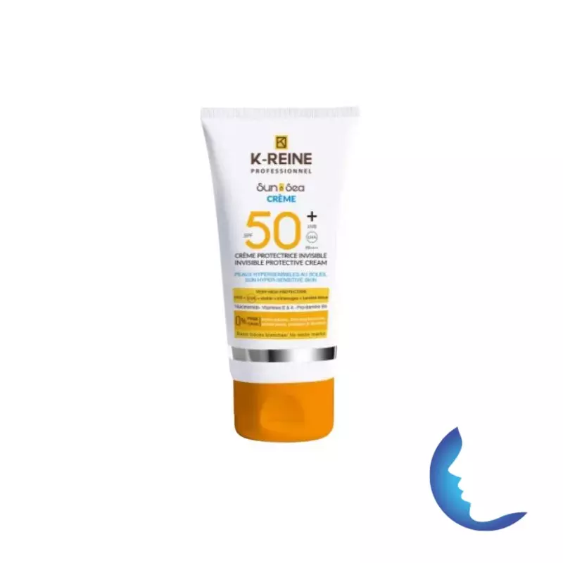 K-reine Crème Protectrice Invisible Spf50+, 50ml