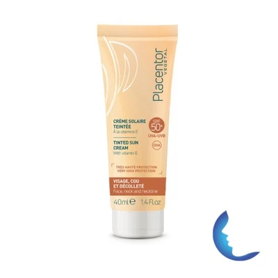 Placentor Crème Solaire Teintée Spf50+, 40ml