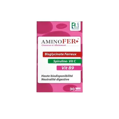 Biohealth Aminofer Plus Grossesse Et Allaitement, 30 Gélules