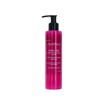 Apothica Kera-liss Après Shampooing Lissant Acide Hyaluronique Kératine, 200ml