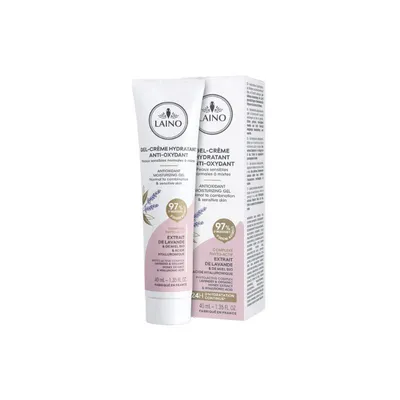 Laino Gel Crème Hydratant Anti-oxydant Peaux Sensibles Normales à Mixtes, 40ml