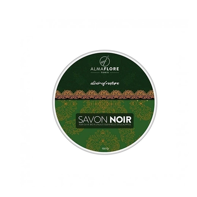 Almaflore Savon Noir A L’eucalyptus 150 Gr
