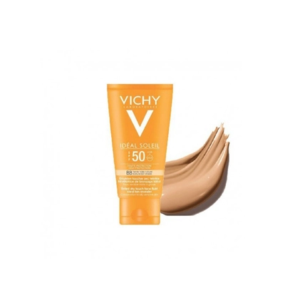 Vichy Capital Soleil Bb Emulsion Toucher Sec Teintée Spf 50, 50ml