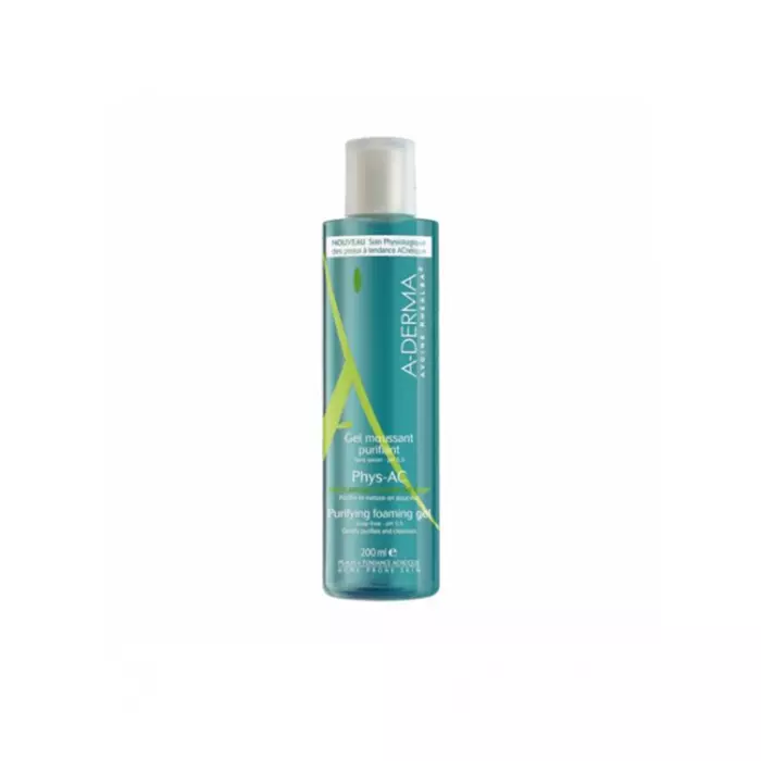 A-derma Phys-ac Gel Moussant Purifiant 200ml