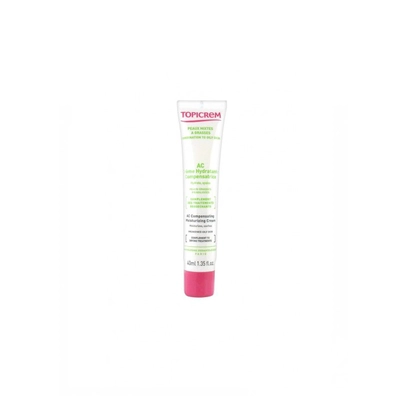 Topicrem Ac Crème Hydratante Compensatrice, 40 Ml