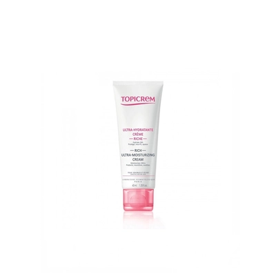 Topicrem Creme Ultra Hydratante Visage Riche, 40ml