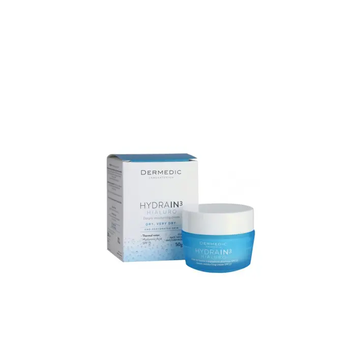 Dermedic Hydrain 3 Crème Hydratante En Profondeur Spf 15, 50 G