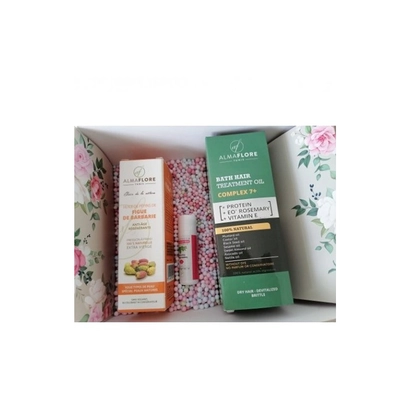 Almaflore Coffret Bain D&rsquo;huile+huile De Pepins+baume A Levre