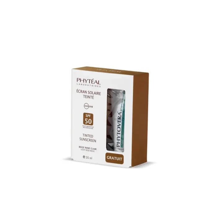 Phyteal Écran TeintÉ Beige RosÉ Spf 50, 50ml