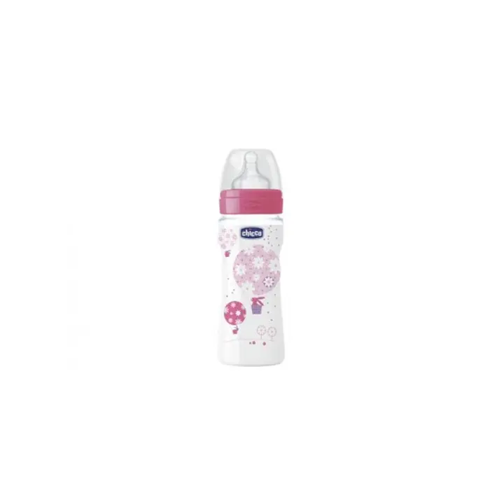 Chicco Biberon Pp Rose, 330ml