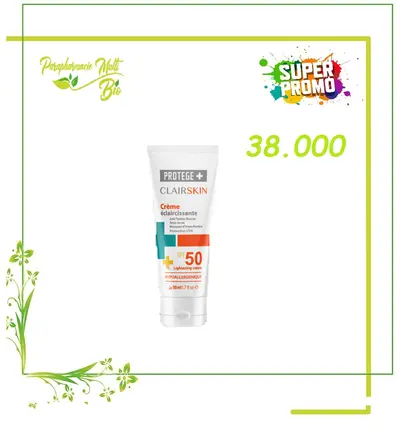ProtÈge + Clairskin CrÈme Eclaircissante Spf 50+