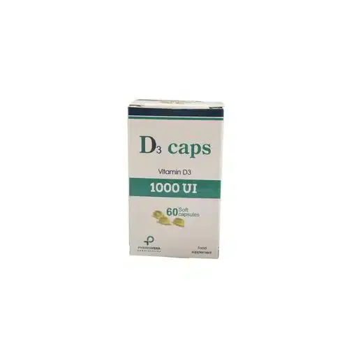 D3 Caps Vitamine D3 1000 Ui 30 Capsules