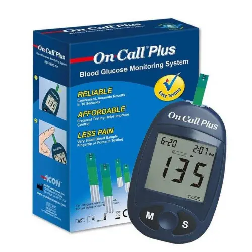 Glucometre On Call Plus+10 Bandelettes
